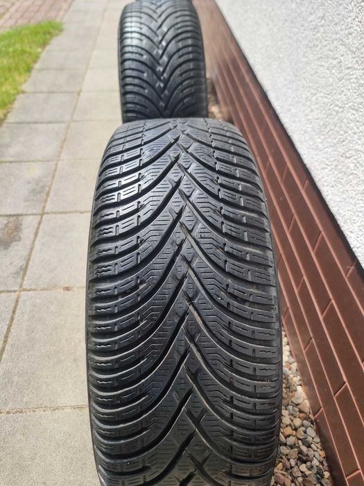 Alufelgi, koła oryginalne VW GOLF 7 R16 z oponami zimowymi