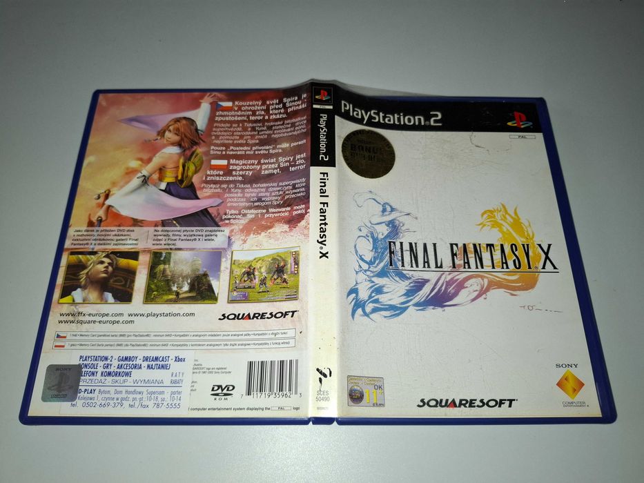 Final Fantasy X [Polska Dystrybucja] Sony PS2
