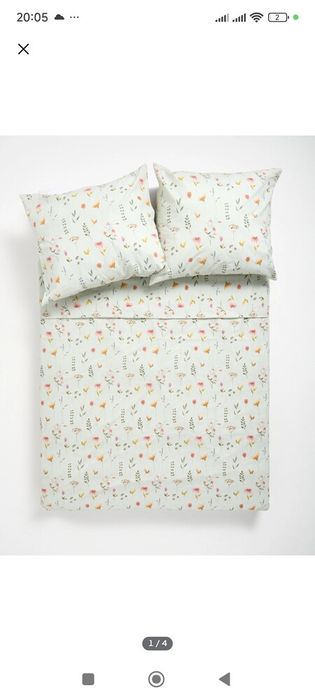 Sinsay 100% бавовна комплект 200*200+2 наволочки великі 50*60