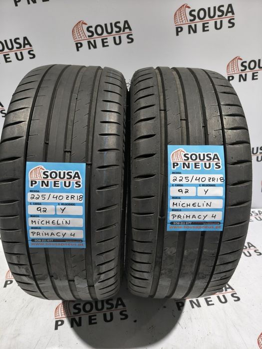 2 pneus semi novos 225-40R18 Michelin Primacy 4 - Oferta dos Portes