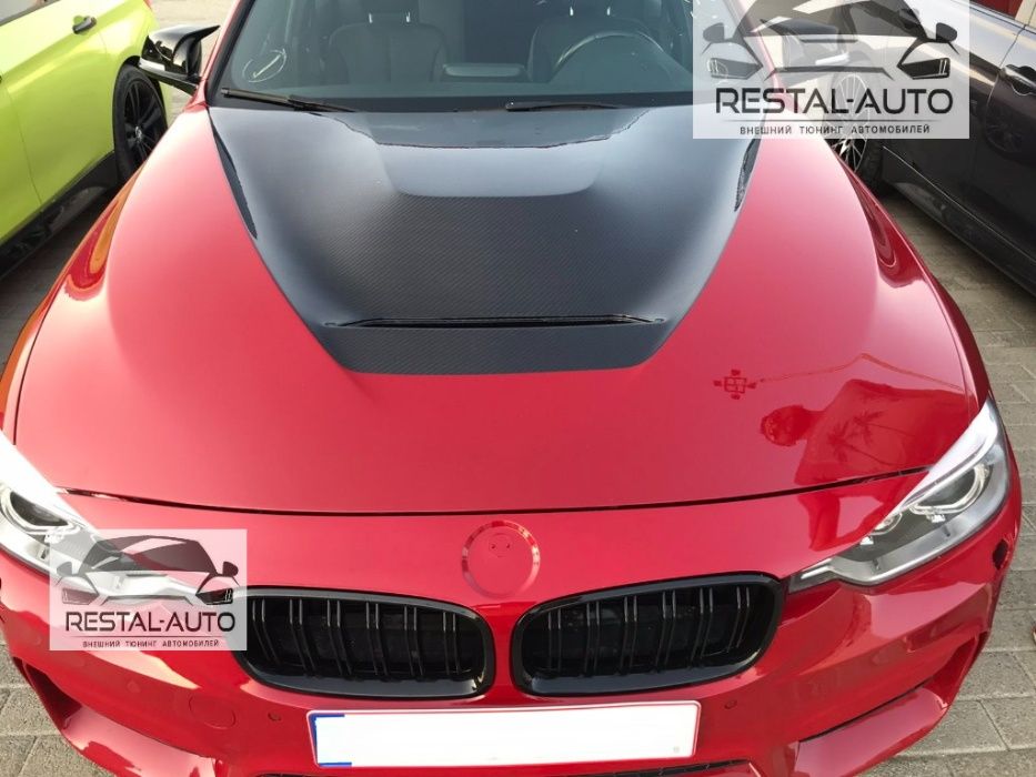 капот bmw f30 f32 f33 f36 f31 стиль GTS Алюминий 41008058887