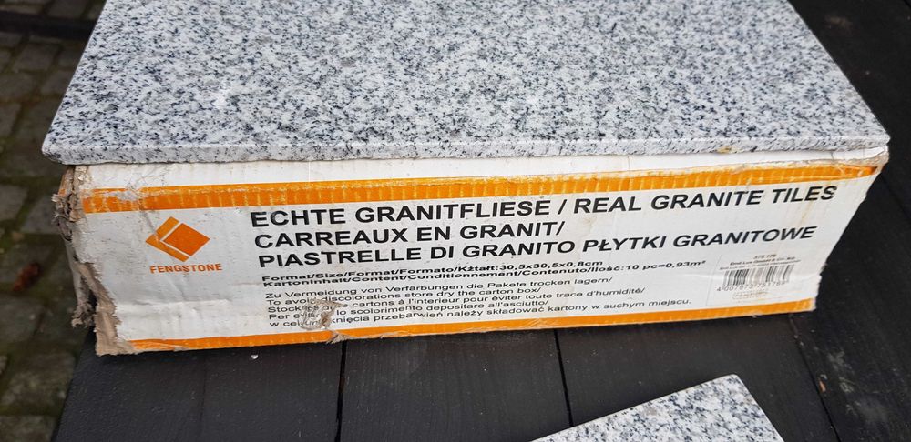Płytki granitowe 30,5x30,5 polerowane NOWE