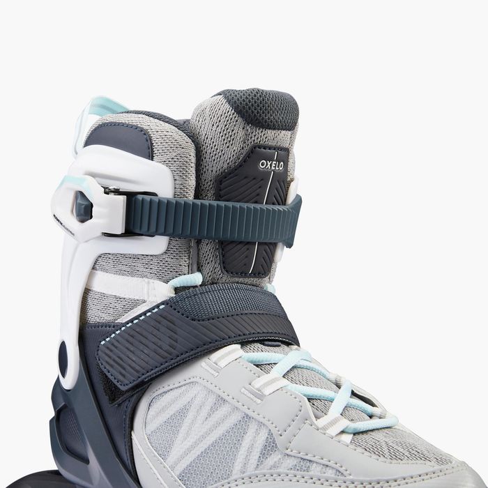 Patins em Linha Adulto FIT500 Cinzento Gelo