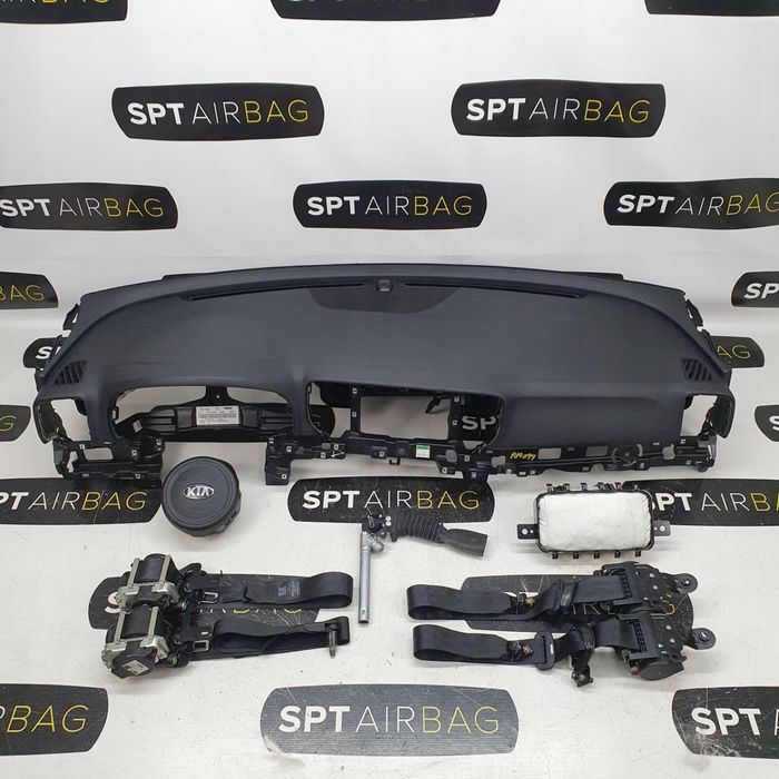 KIA SPORTAGE IV 4 DESKA ROZDZIELCZA KONSOLA KOKPIT PULPIT PODUSZKI AIRBAG AIR BAG PASY KIT SET