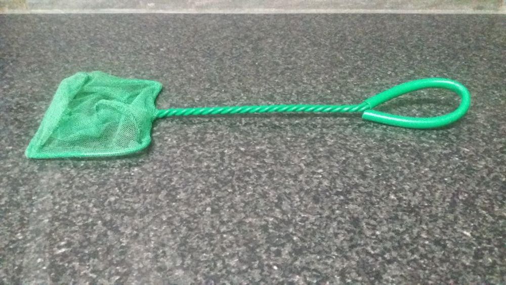 Rede para capturar peixes do aquário