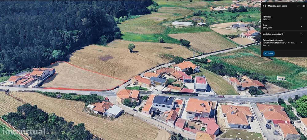 Terreno rústico em Beduído e Veiros