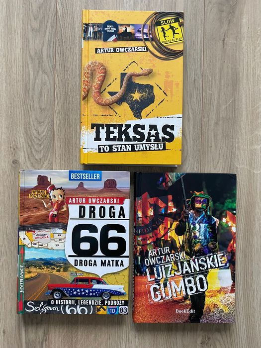 Teksas to stan umysłu Droga 66 Droga matka Luizjańskie Gumbo Artur Owczarski zestaw