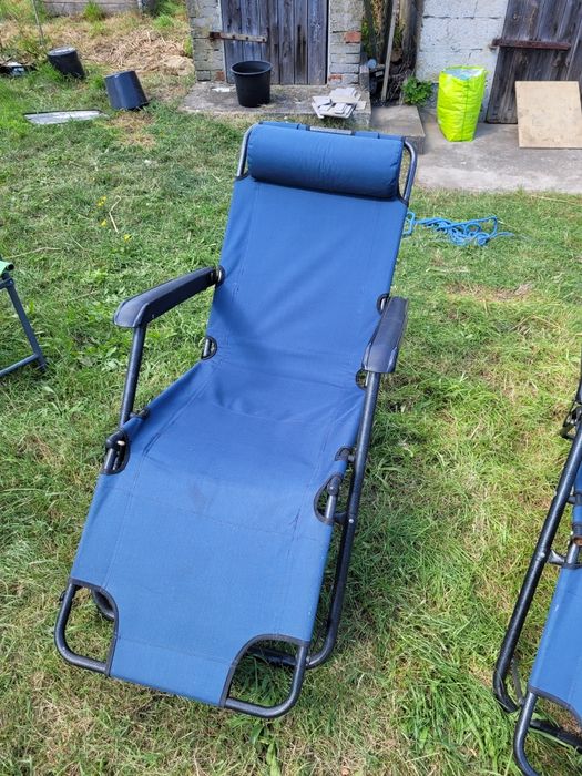 Leżak ogrodowy regulowany