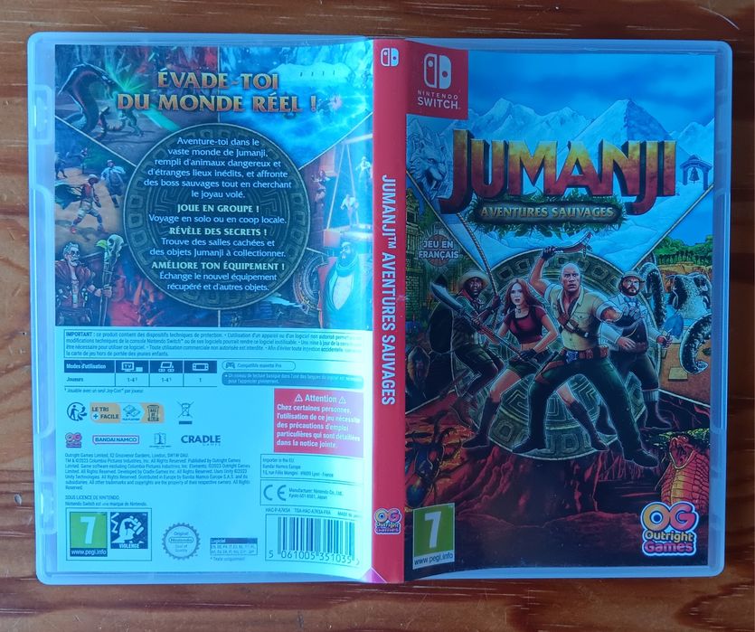 Jumanji Aventuras Selvagens Nintendo Switch