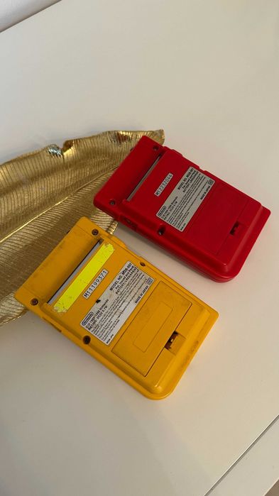 Gameboy Pocket Amarelo + Vermelho