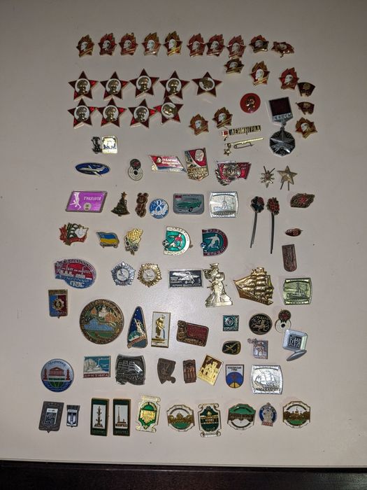 Значки СССР 100 шт