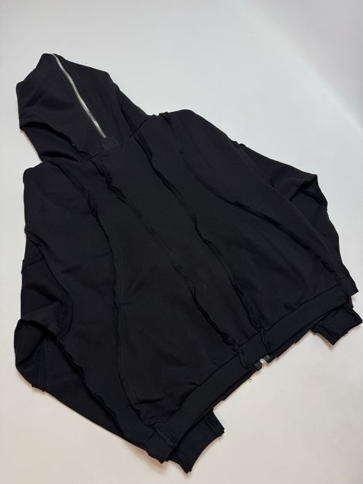 Thug Club Gladiator full zip up hoodie black зіп худи cropped fit