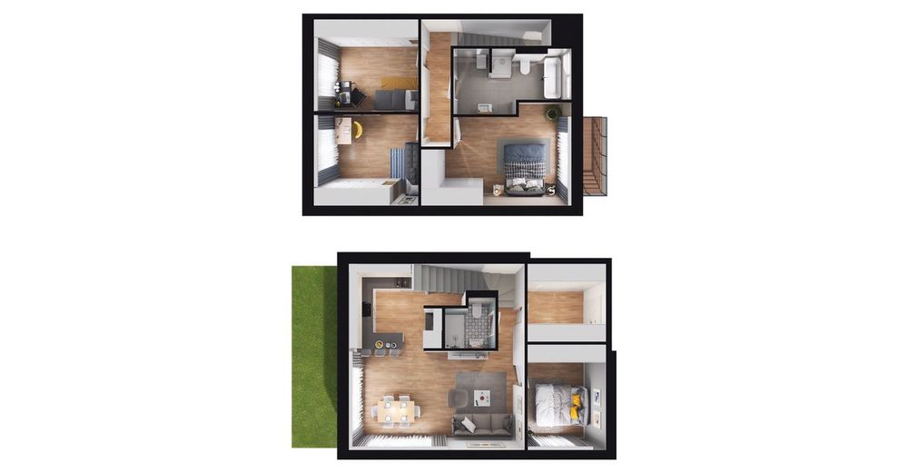 5-pokojowe mieszkanie 101m2 + ogródek