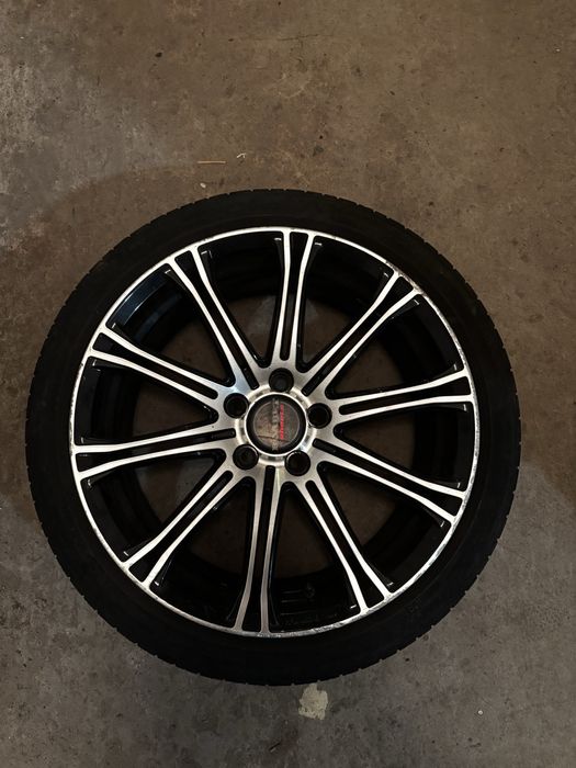 Felgi + opony letnie (18” Borbet+Bridgestone Turanza)