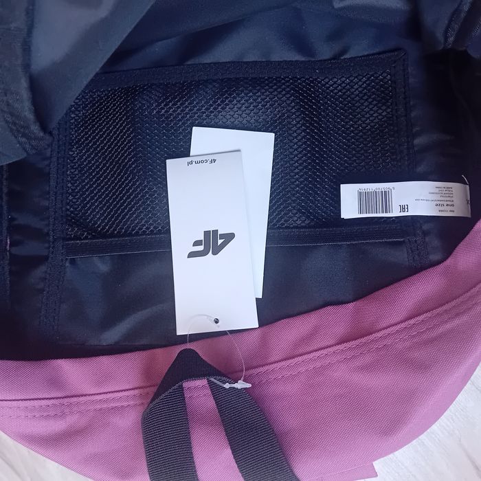 4F wrzosowy fioletowy plecak nowy z metką