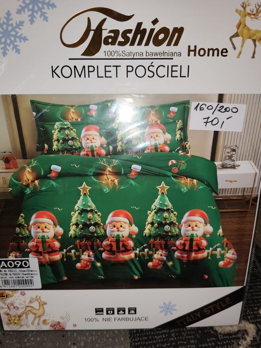 Piękne pościele świąteczne