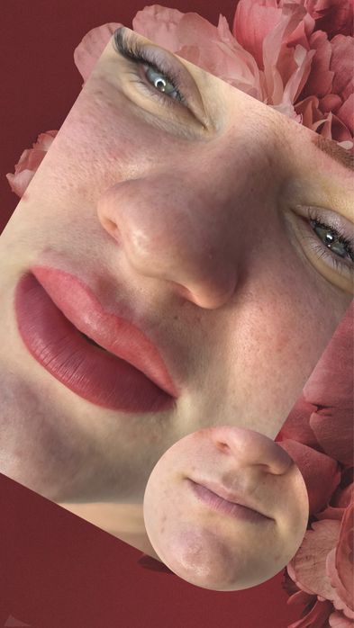 Перманент бровей губ- татуаж подарок 2=3