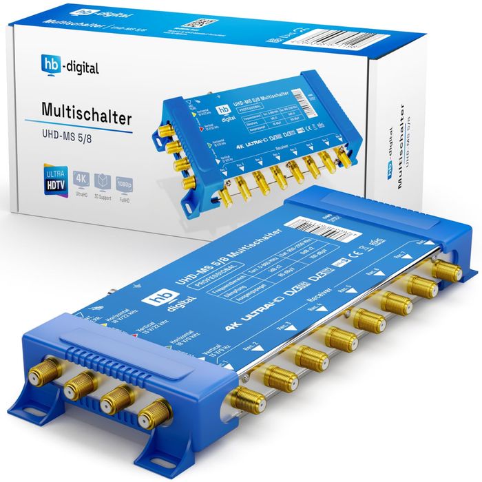 hb-digital multischalter UHD-MS 5/8