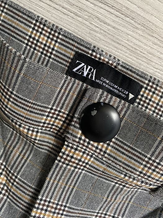 Spodnie w krate ZARA