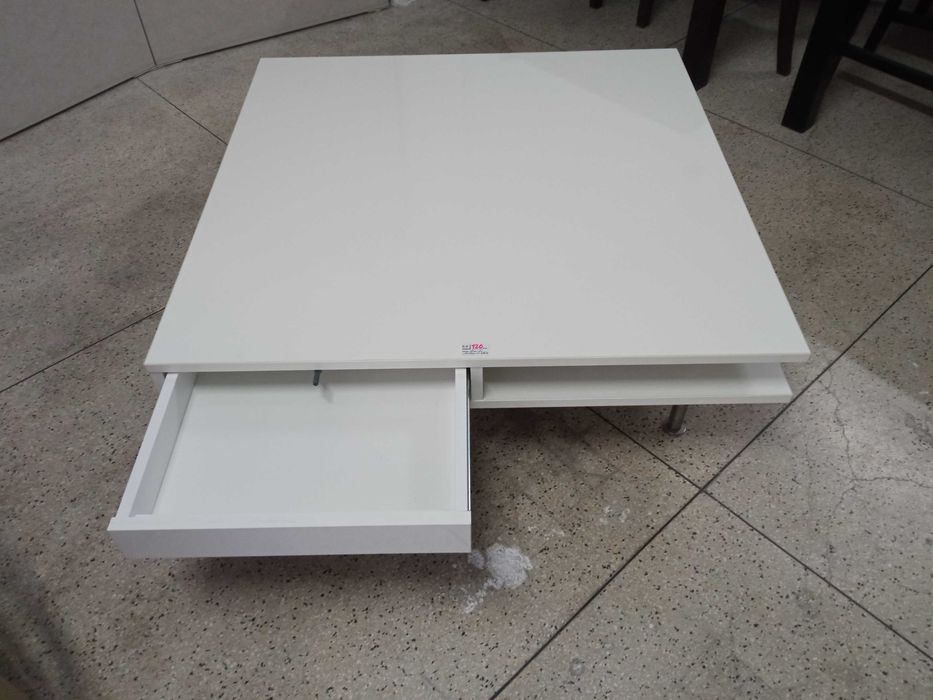 Mesa centro branco alto brilho