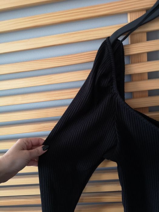 Top sweterek w prążki H&M