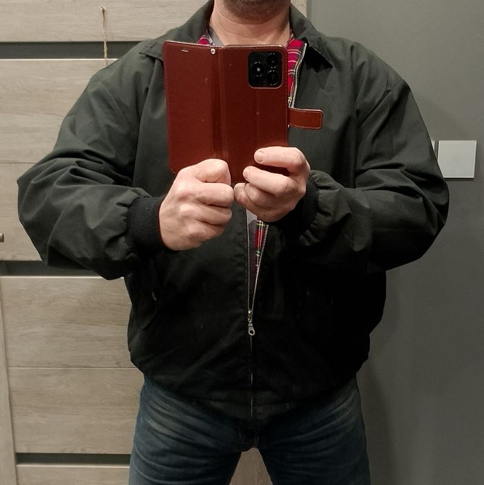 Kurtka English Style Harington rozmiar XXXL czarna