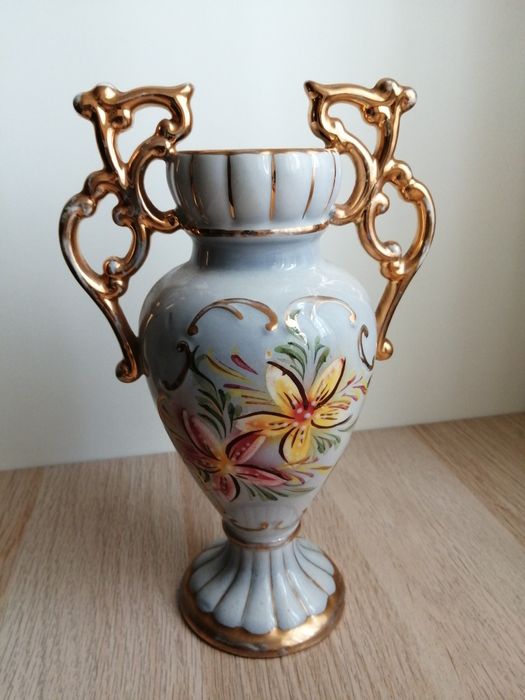 Jarra cerâmica pintada antiga de Alcobaça