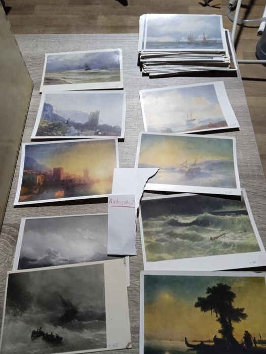 5 грн/листівка.Іеальний стан. 1200 листівок. Живопис. Колекція художни