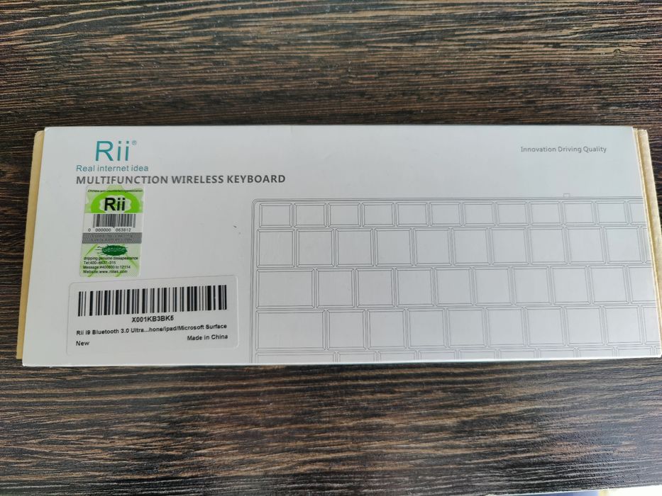 Безпровідна клавіатура Rii i9 Ultra Slim Bluetooth Keyboad