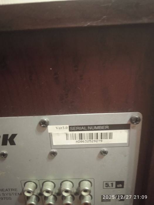 Продам домашний кинотеатр  BBK .Сабвуфер и 2 колонки!