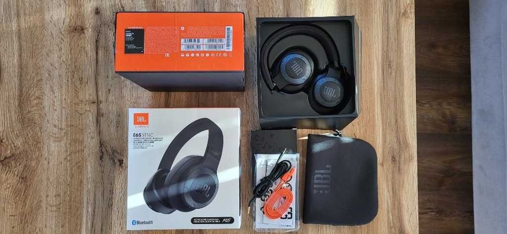 Słuchawki nauszne JBL HARMAN E65BTNC Bluetooth ANC