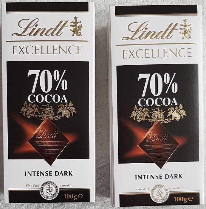 Czekolada gorzka 70% Iindt Excellence 12 sztuk