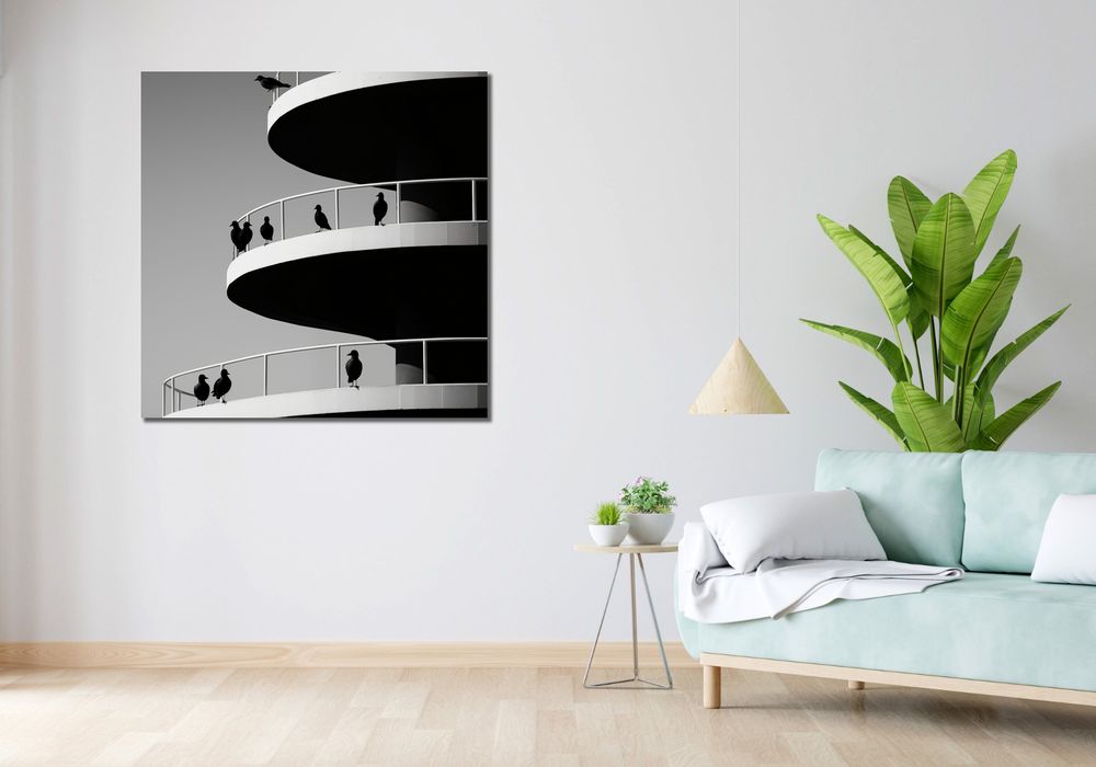 Obraz 100x100cm Krucze Odcienie