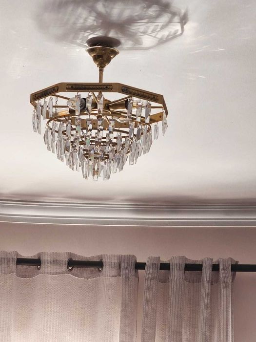 Candeeiros de tecto em cristal