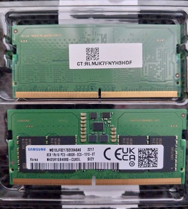 Оперативна пам'ять для ноутбука DDR5 | 4800Mhz | 16Gb (8Gbx2)
