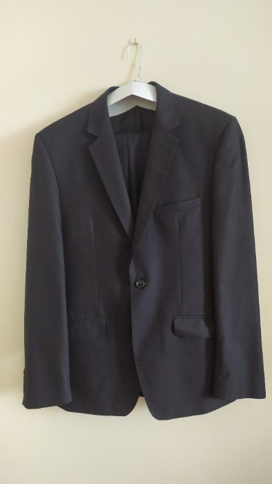 Garnitur męski czarny klasyczny Lassar