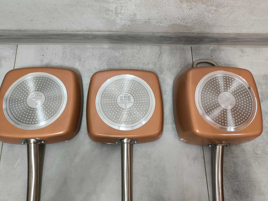 5 elementowy zestaw patelni Copper Chef
