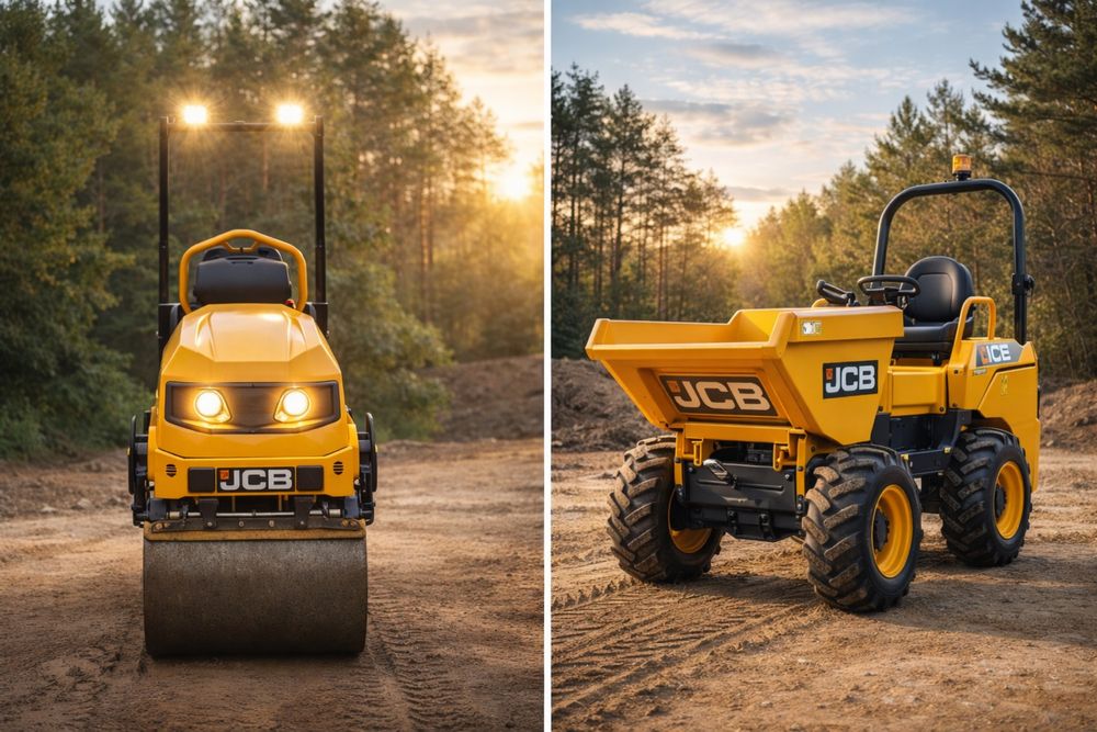 Wozidło wynajem zageszczarka walec kubota jcb cały ślask