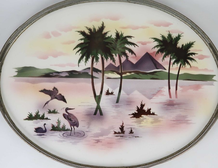 Grande Bandeja Majólica Alemã - 53 cm