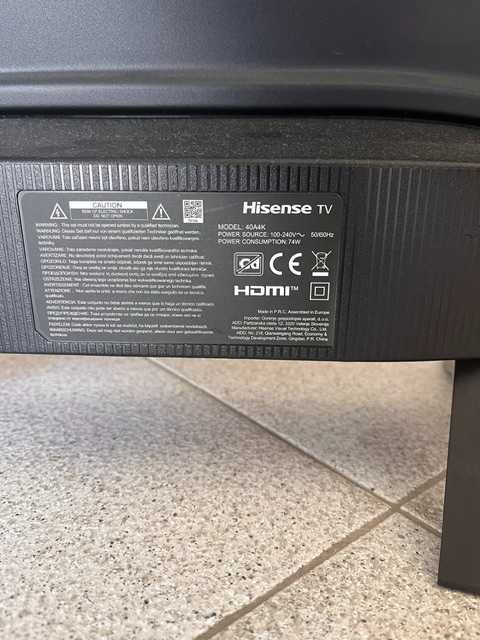 Vendo Tv LED 40" Hisense