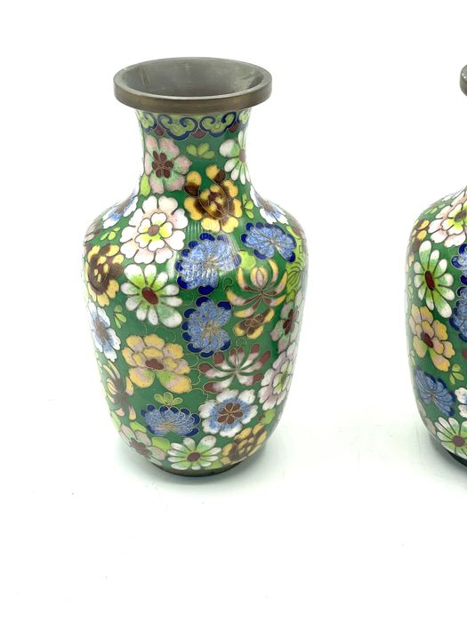 Jarras potes cloisonné