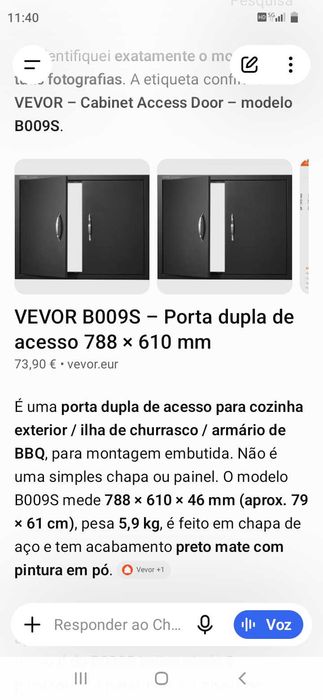Porta dupla. 74€ Oportunidades