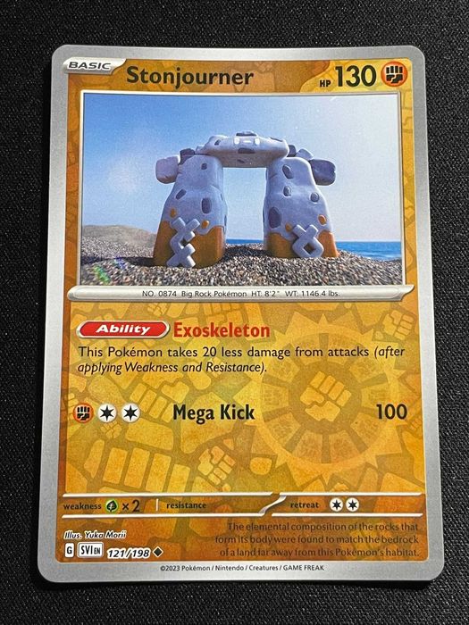 Carta Pokémon StonJourner 121/198 Scarlet & Violet