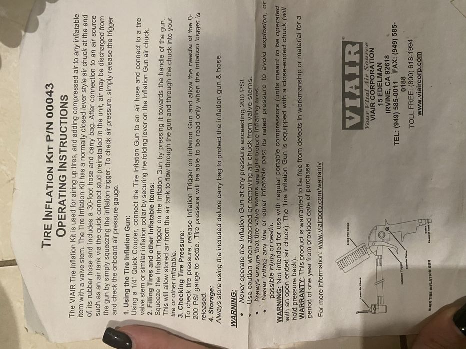 спиральный полиуретановый пневматический шланг с малометром