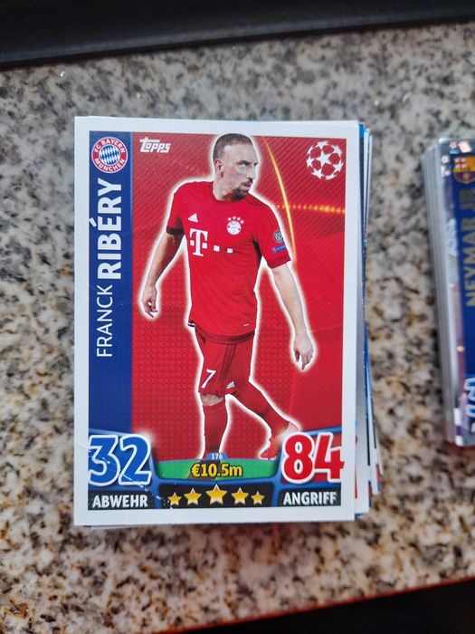 Cartas coleccionáveis de futebol