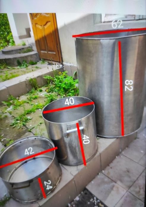 Бочка з нержавіючої сталі 250л.