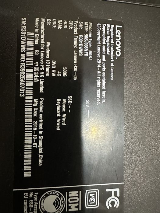 Komputer stacjonarny Lenovo