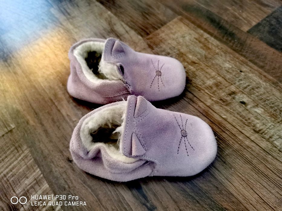 Kapciuszki niechodki dla maluszka