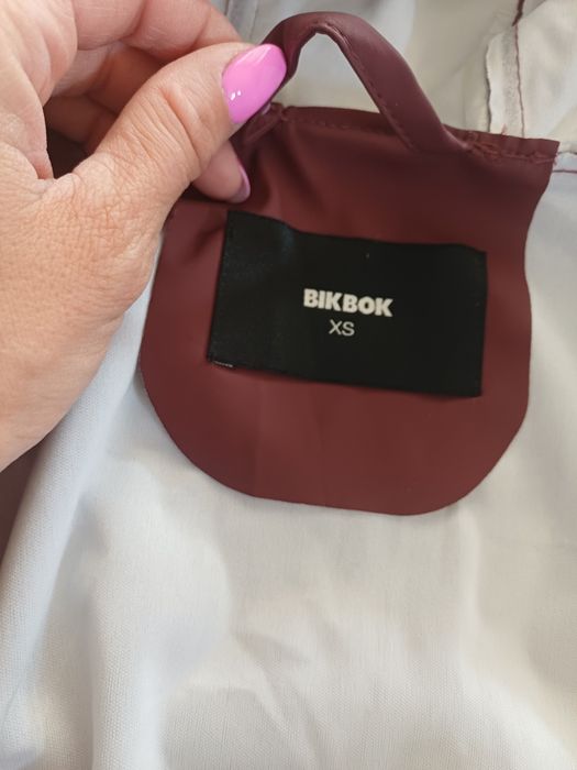 Płaszcz przecideszczowy bordowy Xs Bik Box