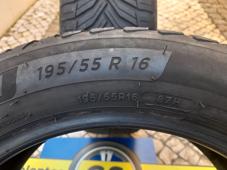 Pneus 195/55R16 Michelin e GoodYear